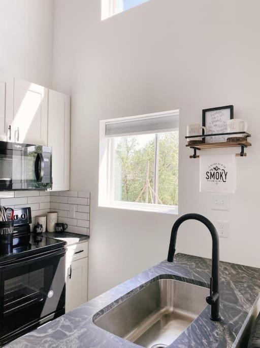 Modern Smoky Mountain Tiny House Apartment Пиджен Фордж Екстериор снимка